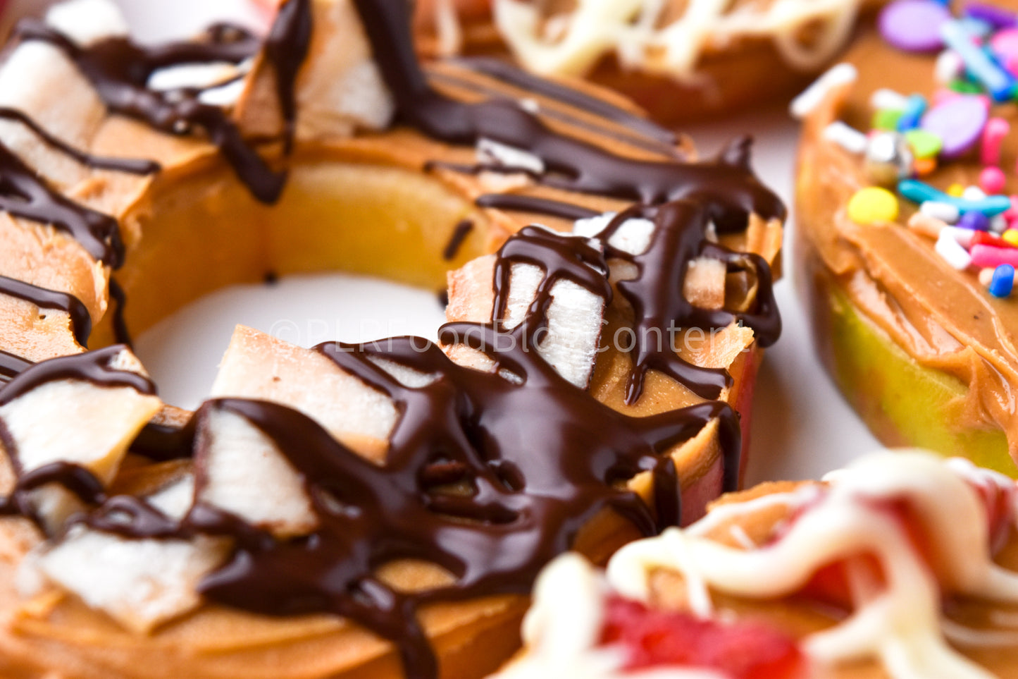 Donut Apples with Peanut Butter PLR