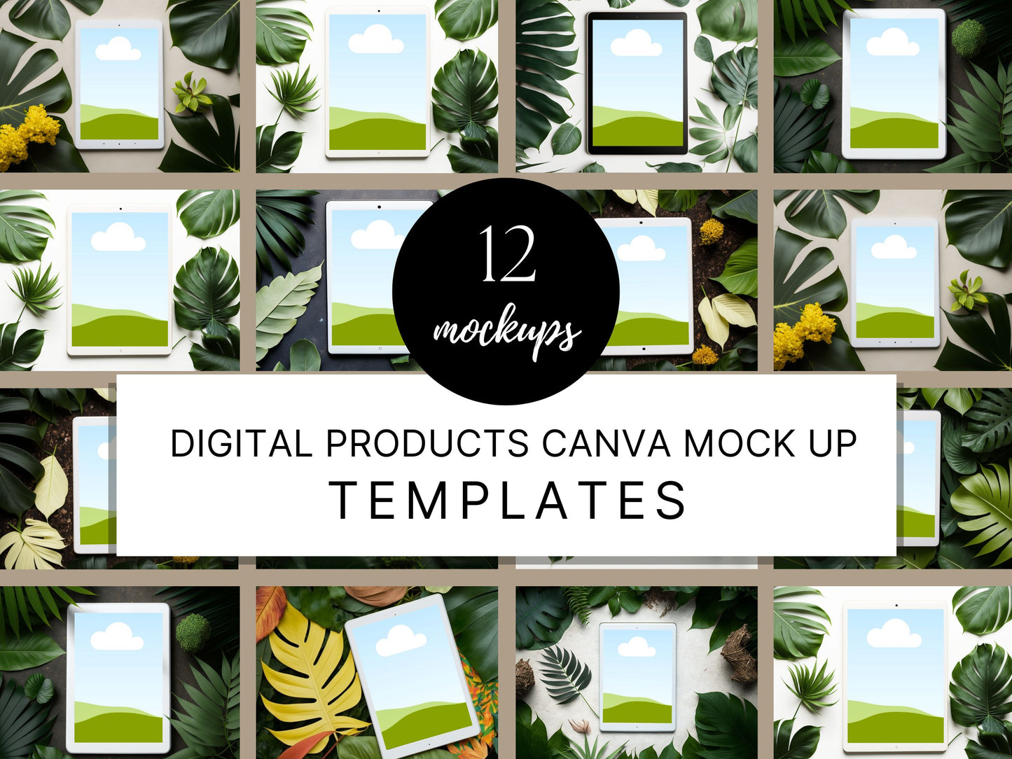 Digital Product Mockup | Tropical
