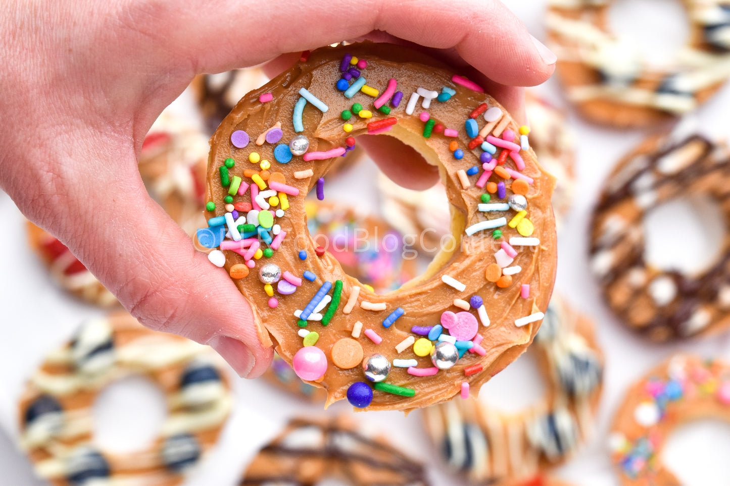 Donut Apples with Peanut Butter PLR