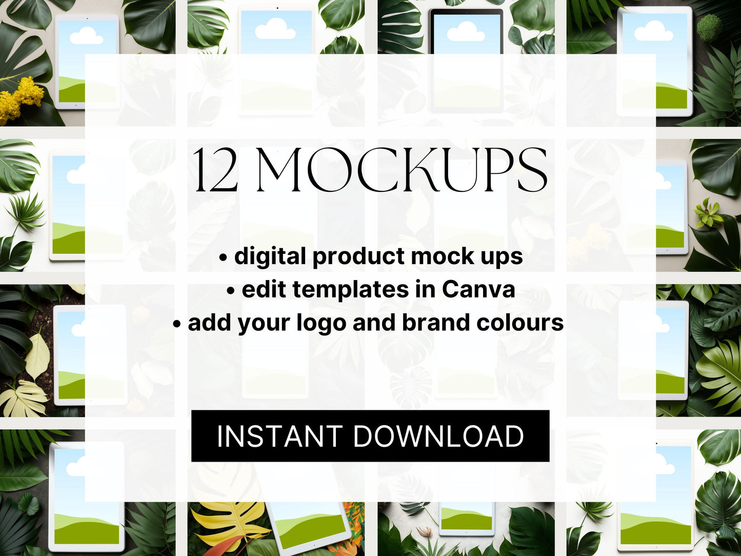 Digital Product Mockup | Tropical