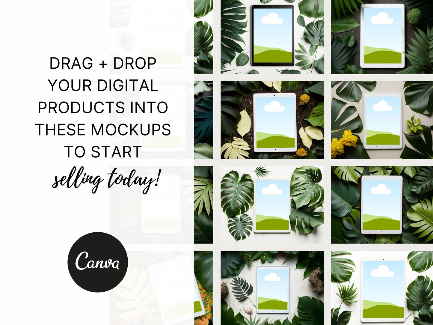Digital Product Mockup | Tropical