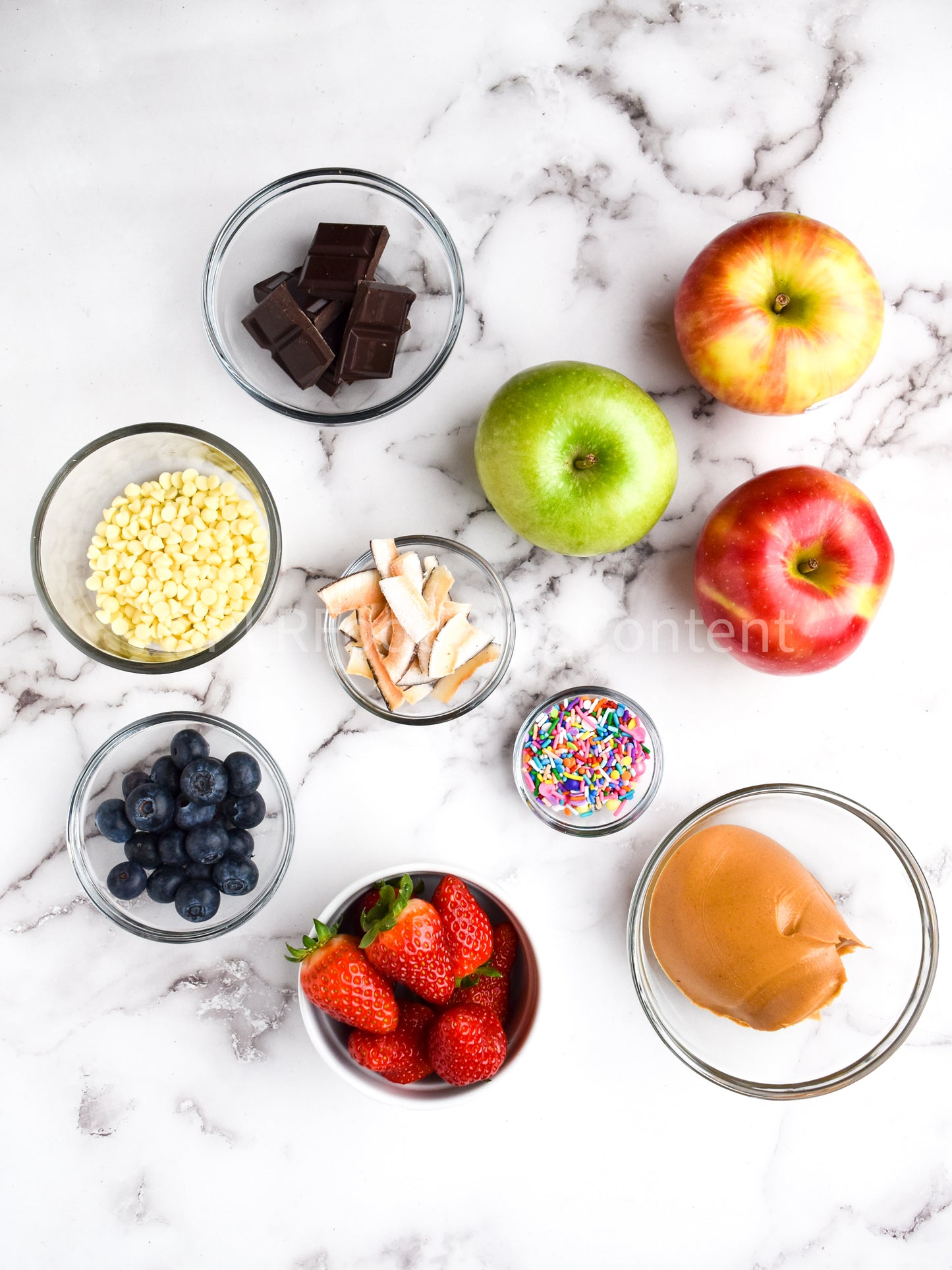 Donut Apples with Peanut Butter PLR