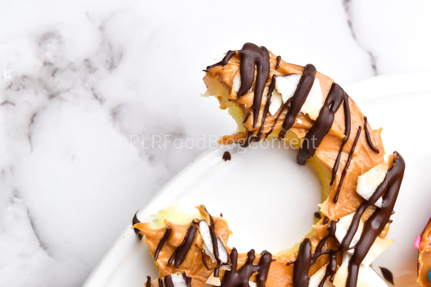 Donut Apples with Peanut Butter PLR