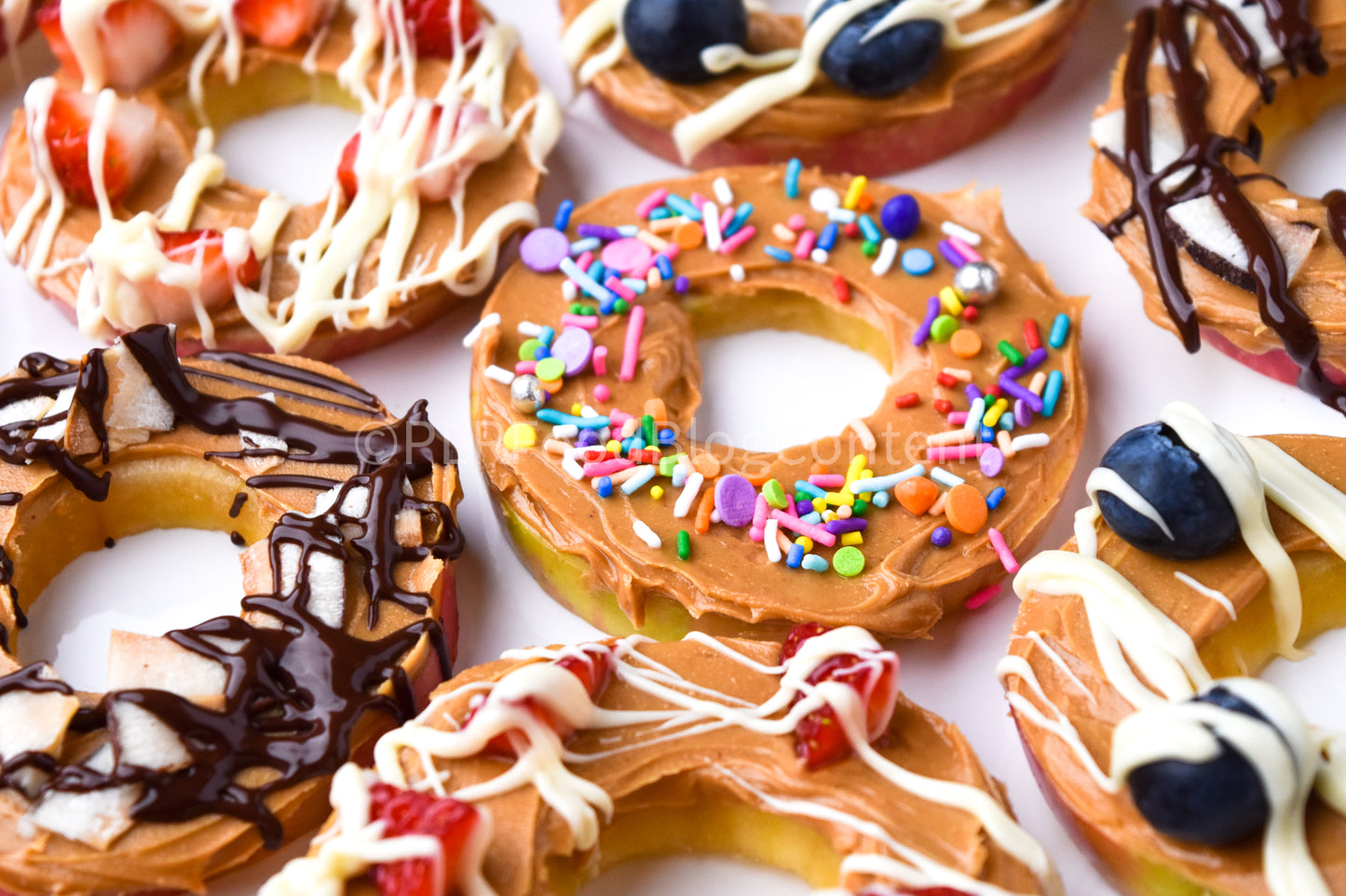 Donut Apples with Peanut Butter PLR