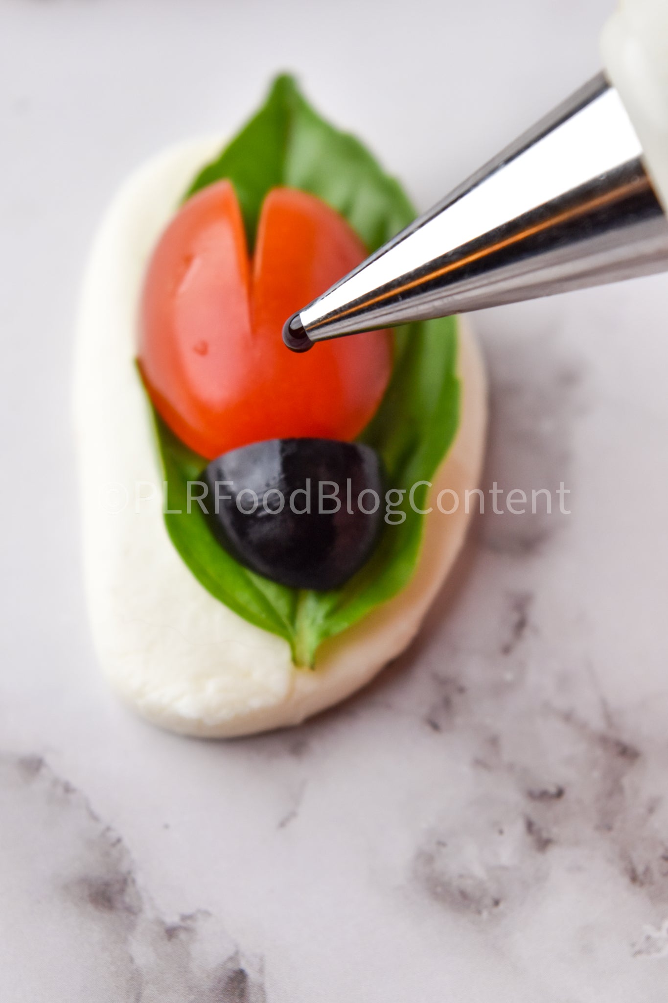 Caprese Ladybug Appetizer + VIDEO (PLR)