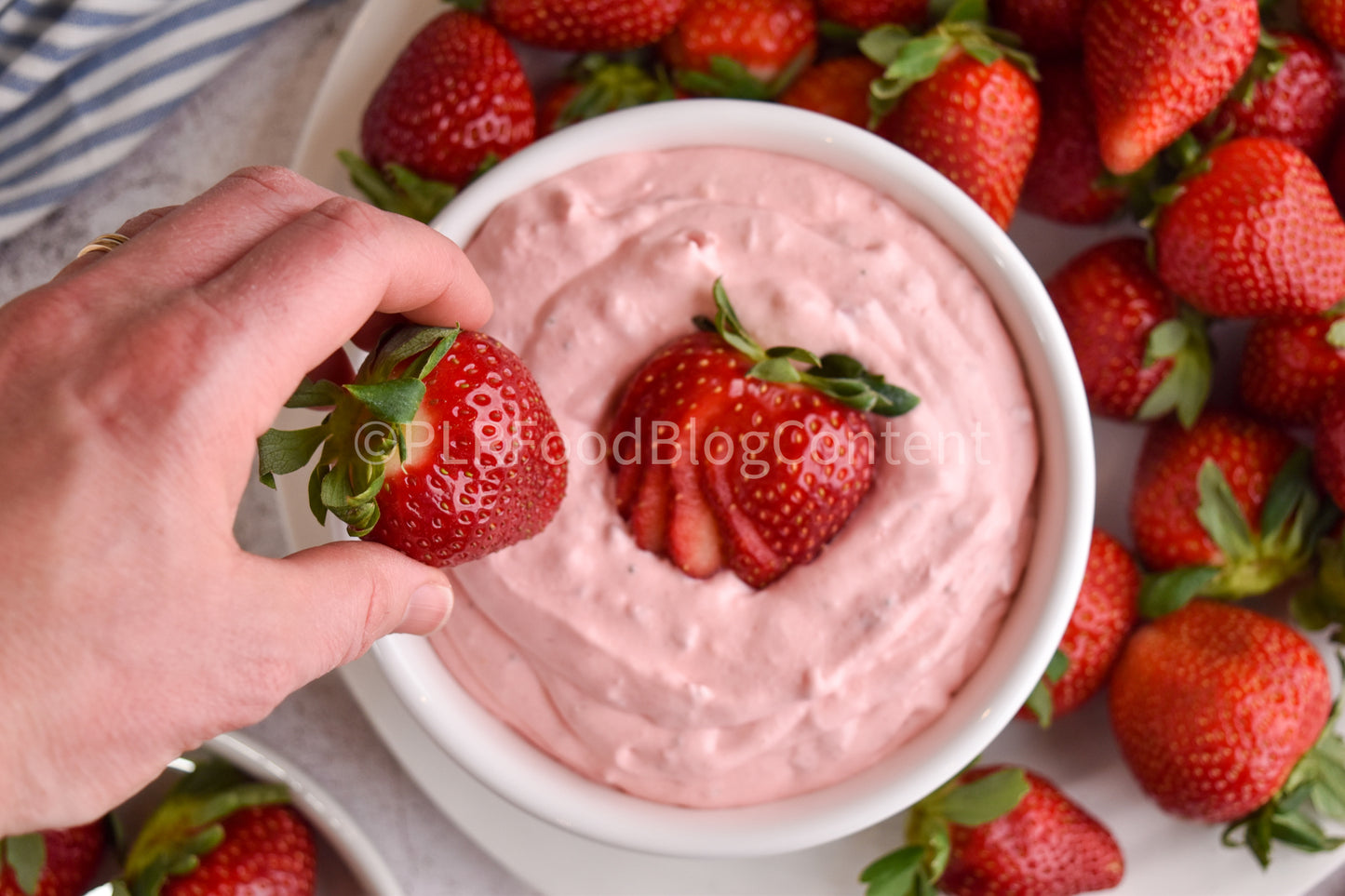 Strawberry Fluff Fruit Dip (SET 2 stone) + VIDEOS