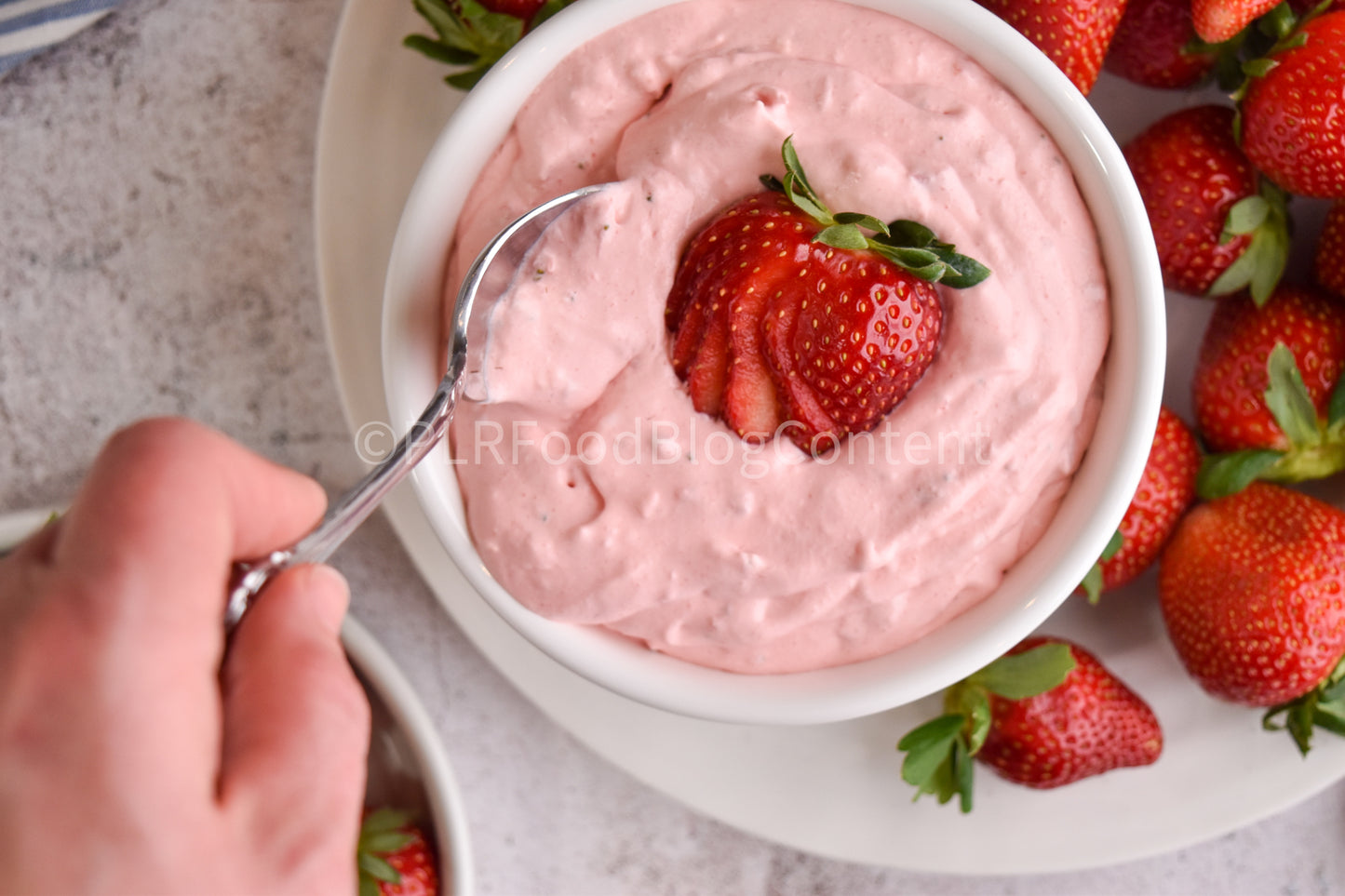 Strawberry Fluff Fruit Dip (SET 2 stone) + VIDEOS