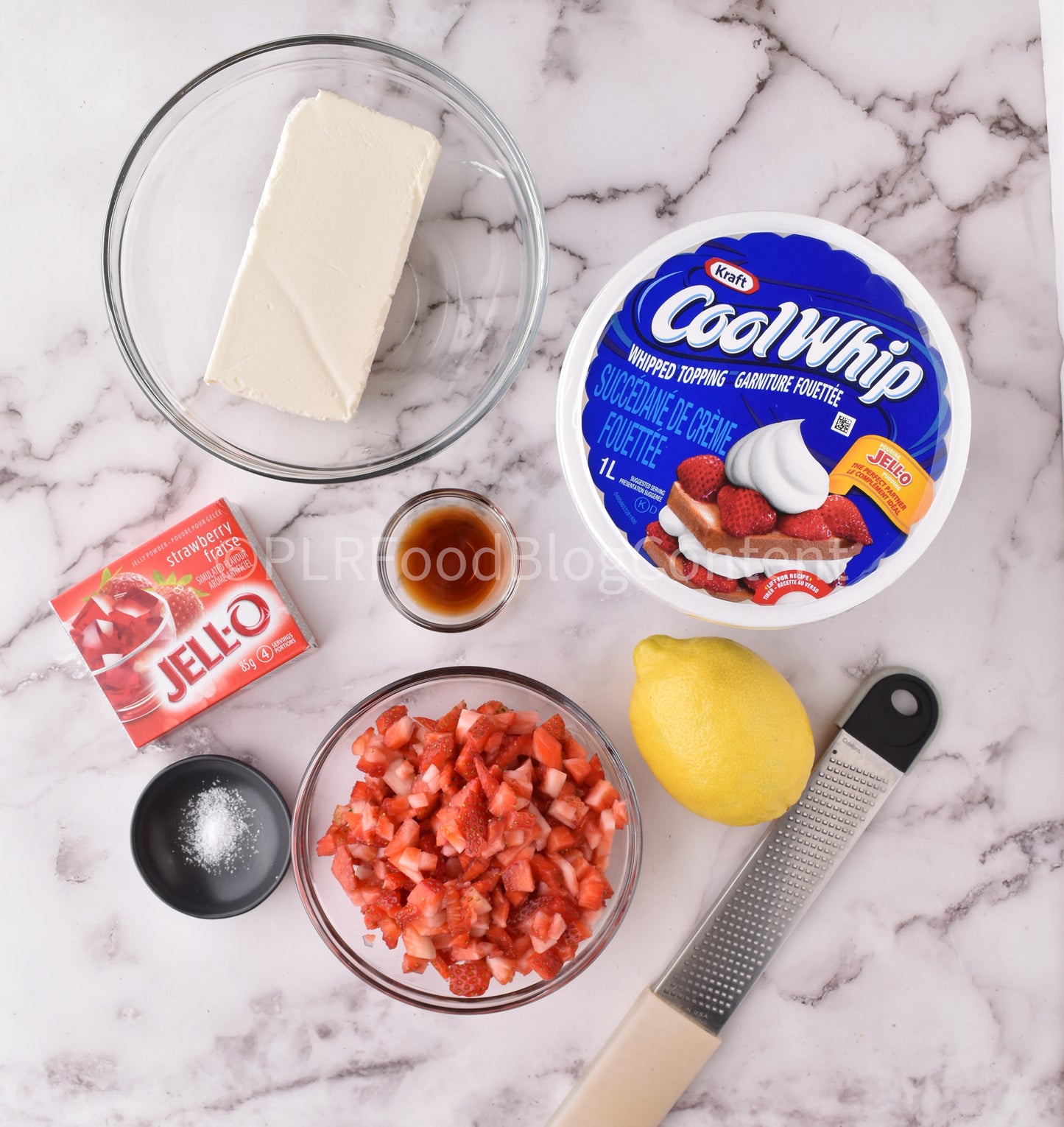 Strawberry Fluff Fruit Dip (SET 4 burlap) + VIDEOS