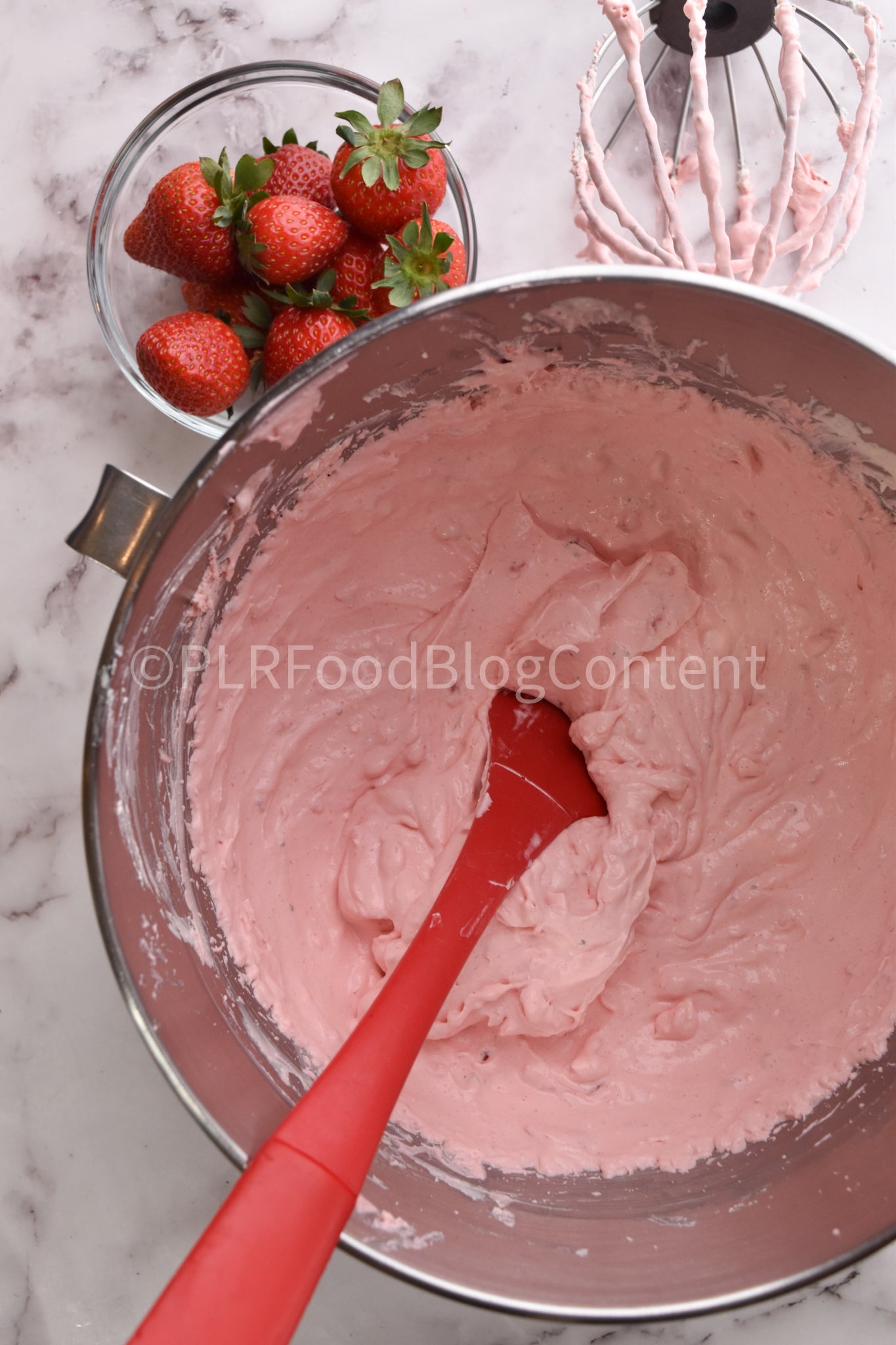 Strawberry Fluff Fruit Dip (SET 4 burlap) + VIDEOS