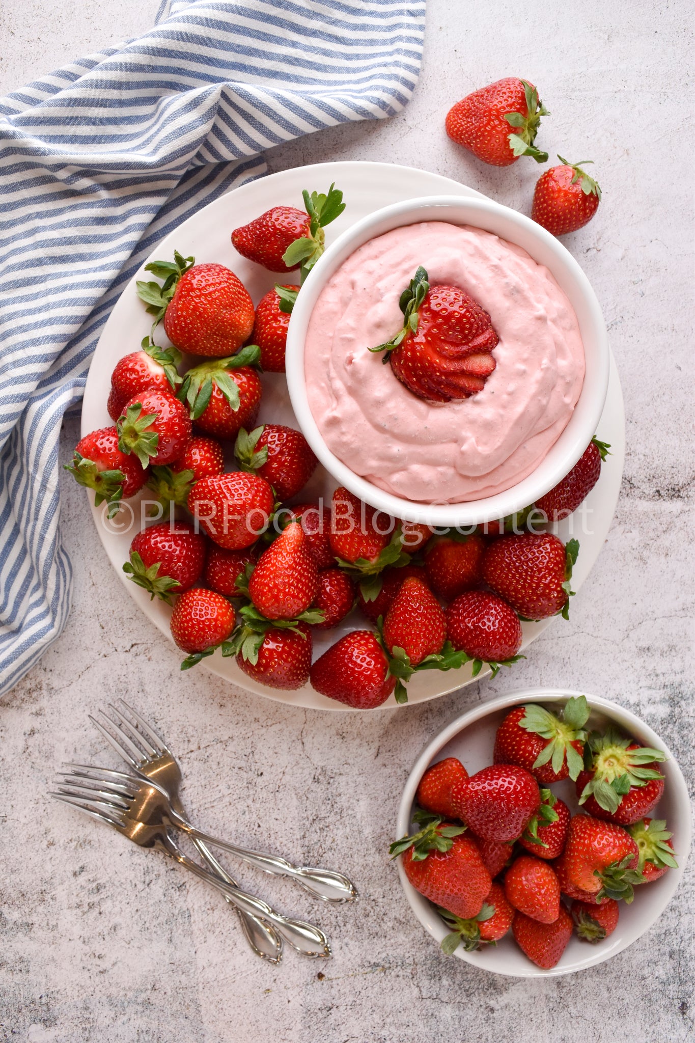 Strawberry Fluff Fruit Dip (SET 2 stone) + VIDEOS