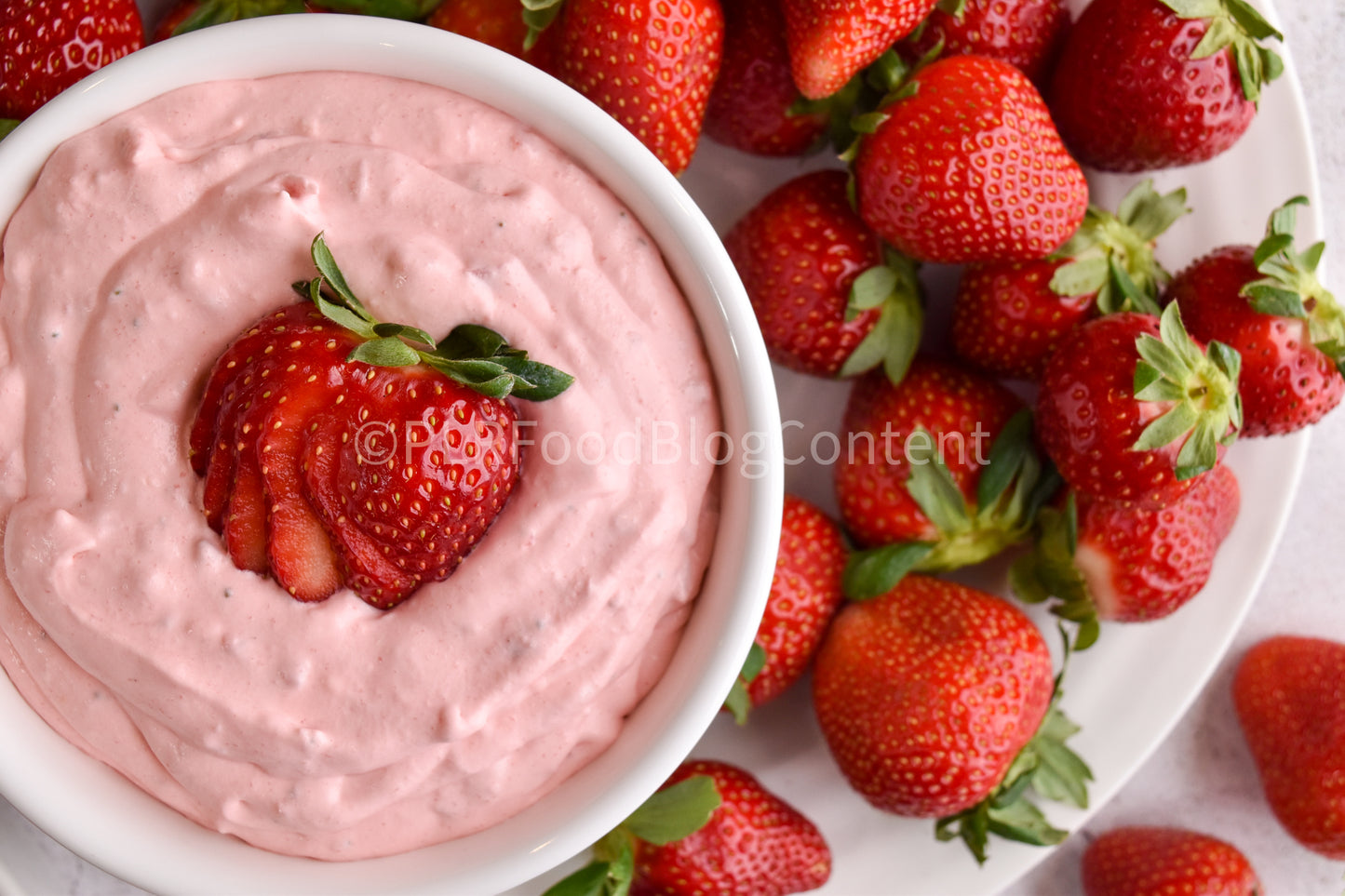 Strawberry Fluff Fruit Dip (SET 2 stone) + VIDEOS