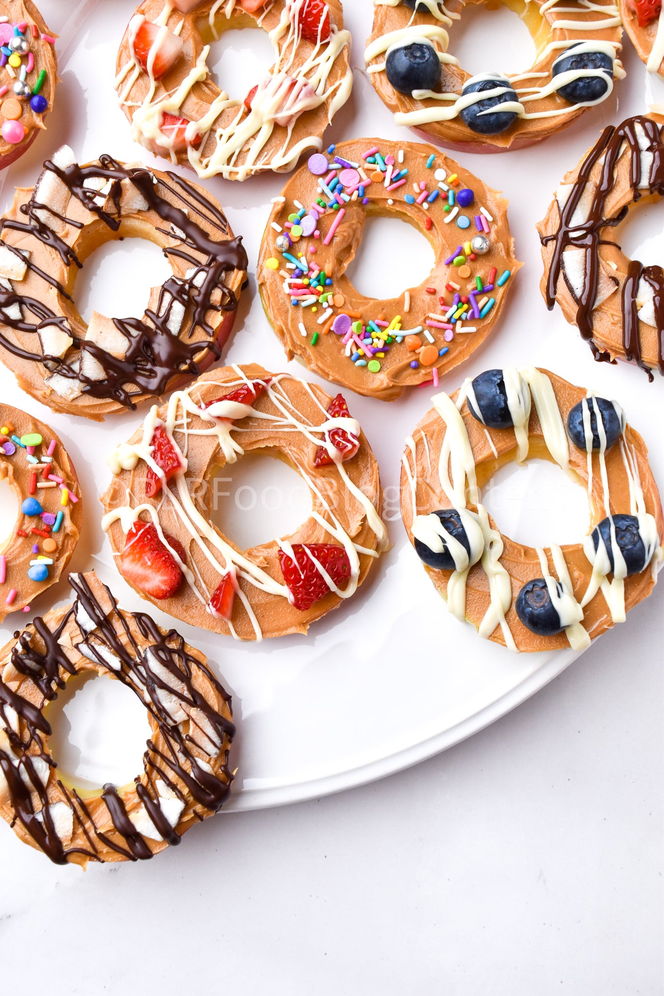 Donut Apples with Peanut Butter PLR