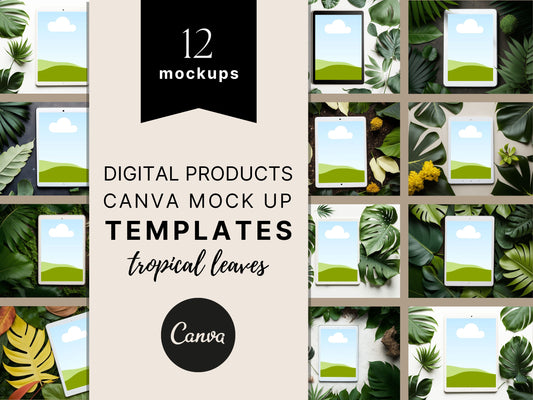 Digital Product Mockup | Tropical