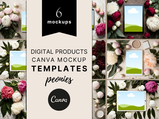 Digital Product Mockup | Peony