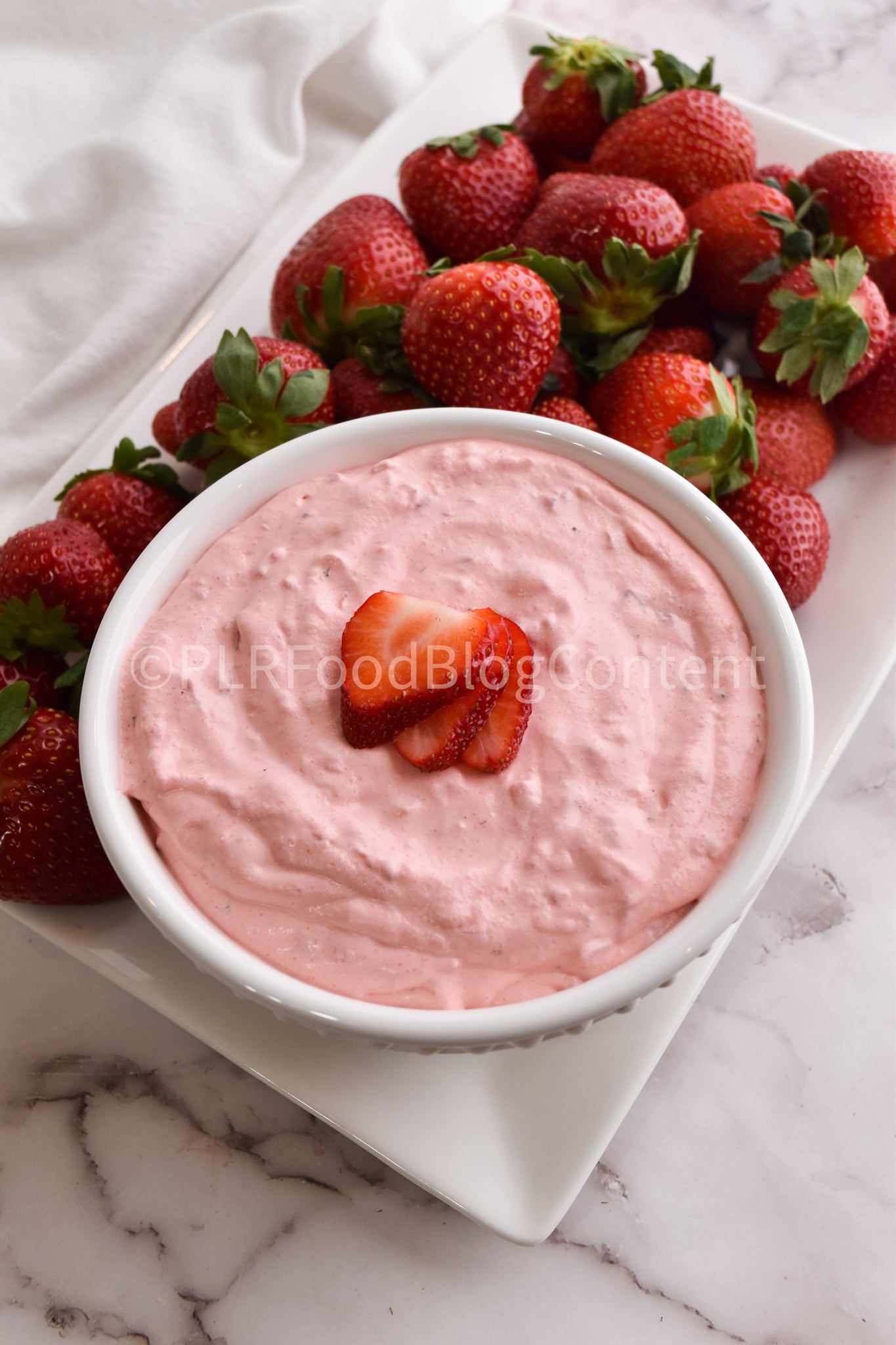 Strawberry Fluff Fruit Dip (SET 1 marble) + VIDEOS