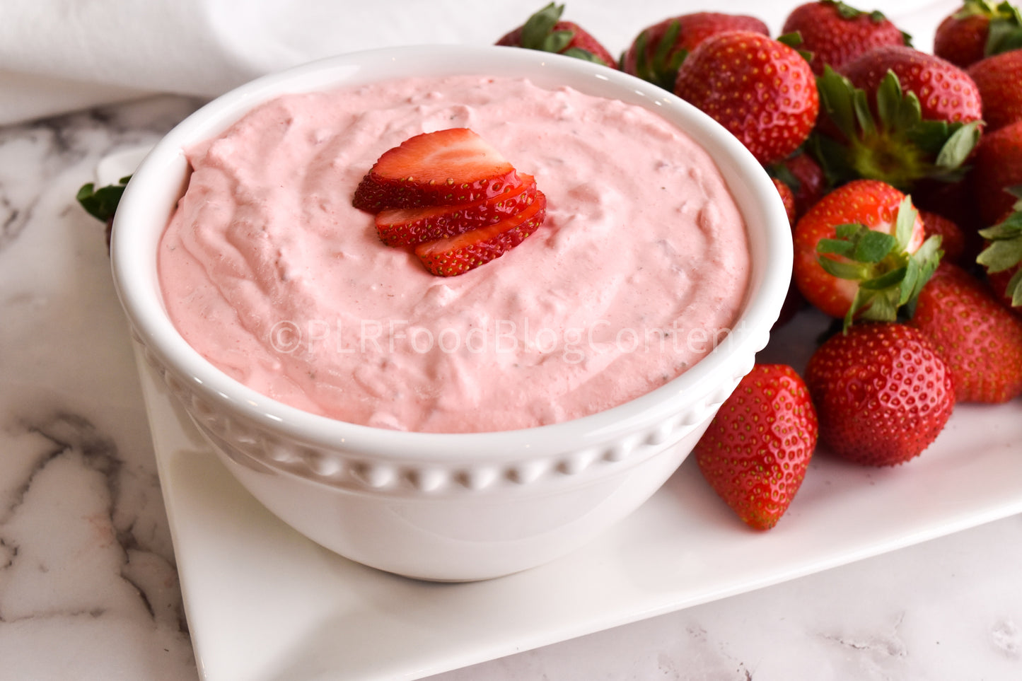 Strawberry Fluff Fruit Dip (SET 1 marble) + VIDEOS