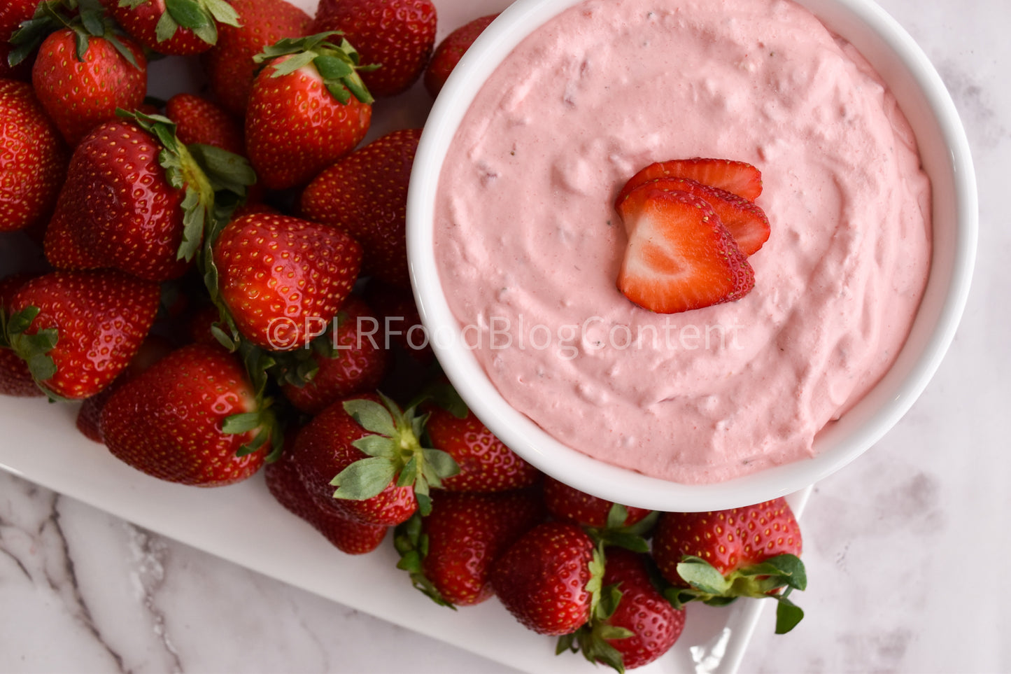 Strawberry Fluff Fruit Dip (SET 1 marble) + VIDEOS