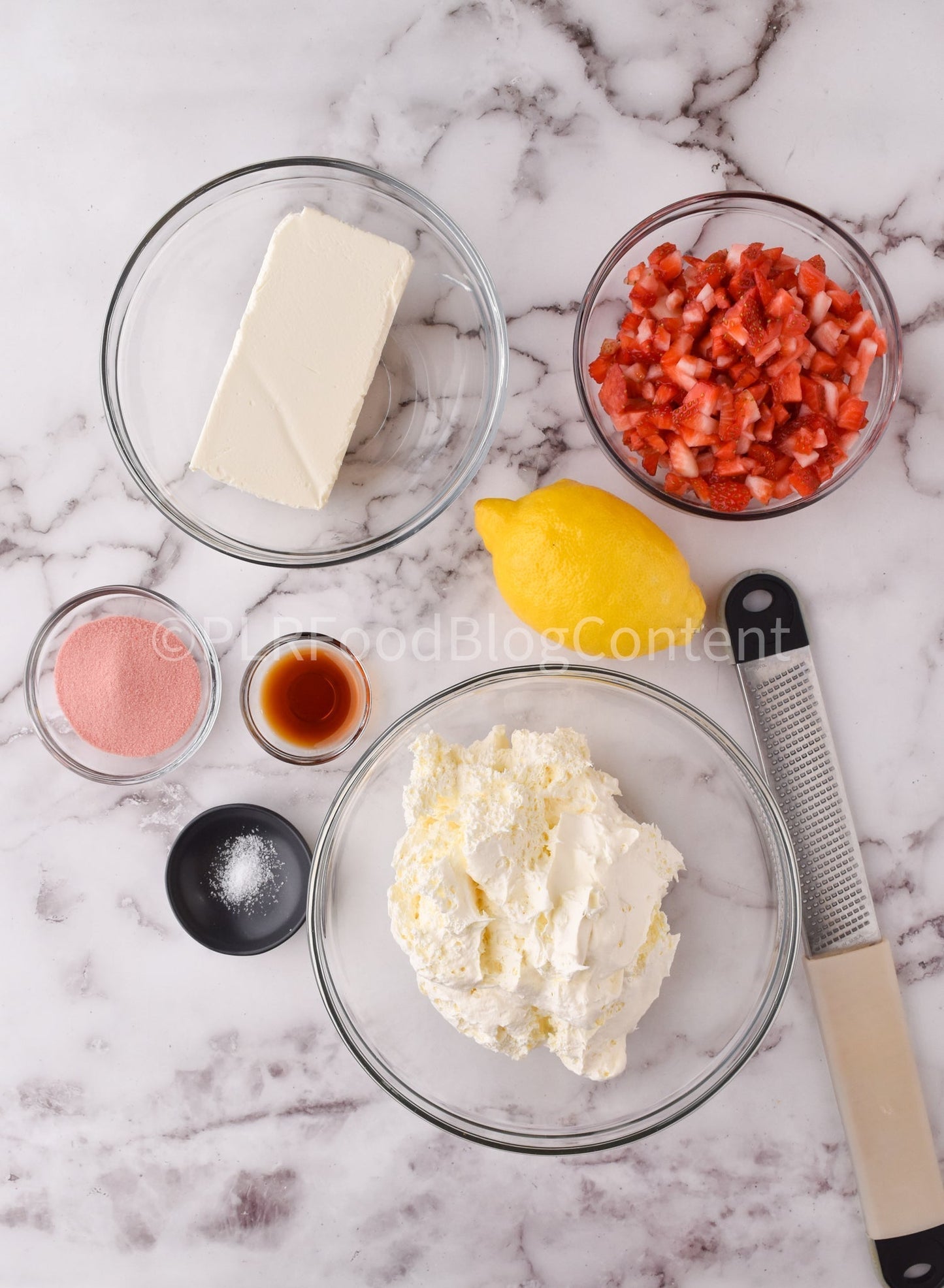 Strawberry Fluff Fruit Dip (SET 1 marble) + VIDEOS